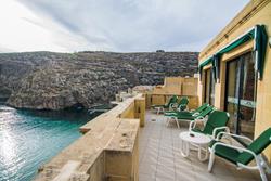 San Andrea Hotel - Gozo. Xlendi Bay. Hotel balcony.